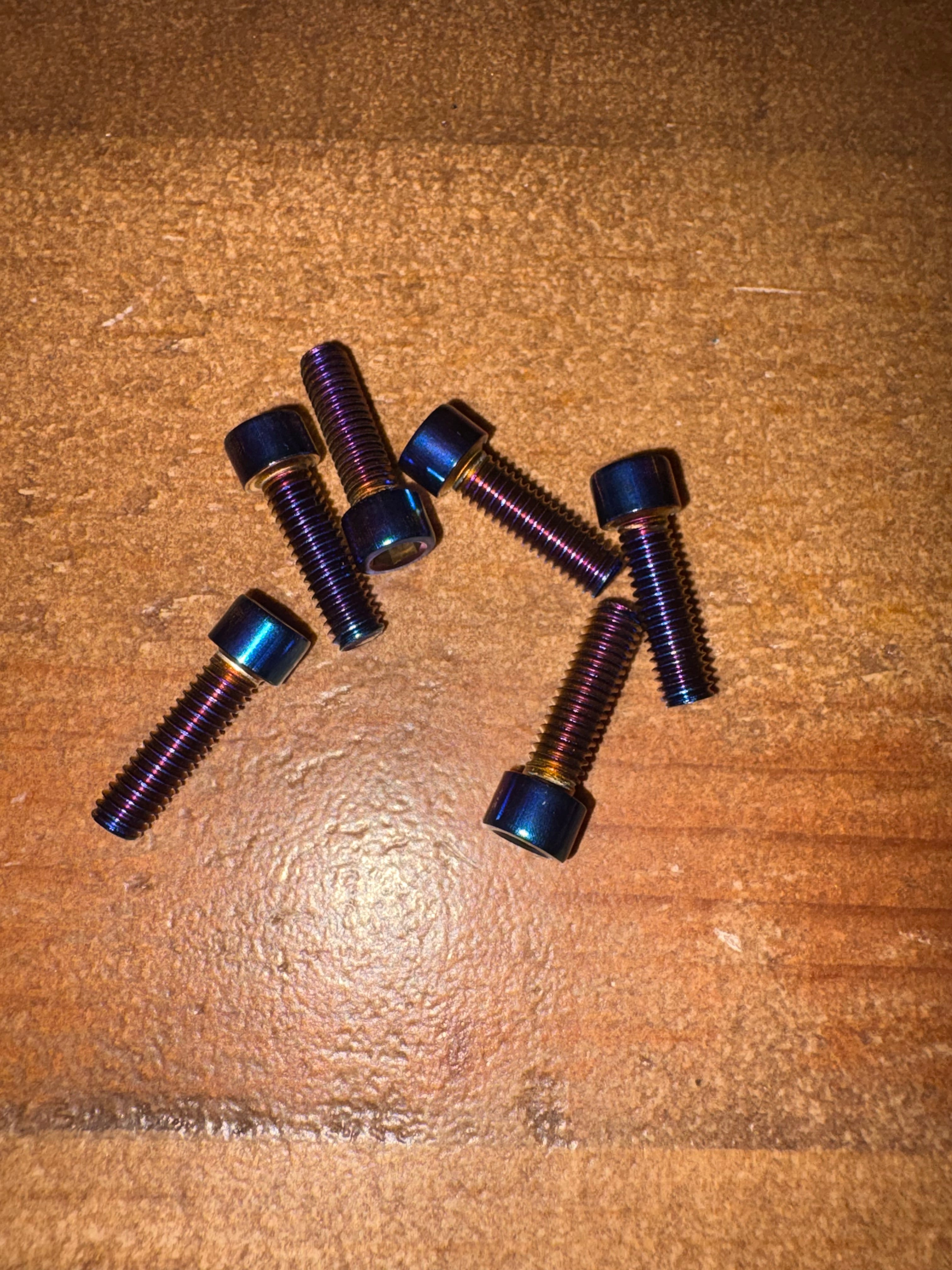 Super 73 r/s titanium bolts for triple clamp (6 bolts) for thick super 73 forks